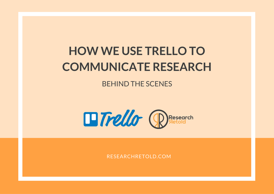 How we use Trello to communicate research