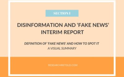 Definition of fake news – Disinformation & ‘fake news’ Report – Visual Summary