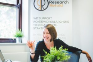 Mihaela Gruia Interns at Research Retold