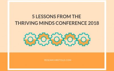 5 Lessons from the Thriving Minds conference 2018