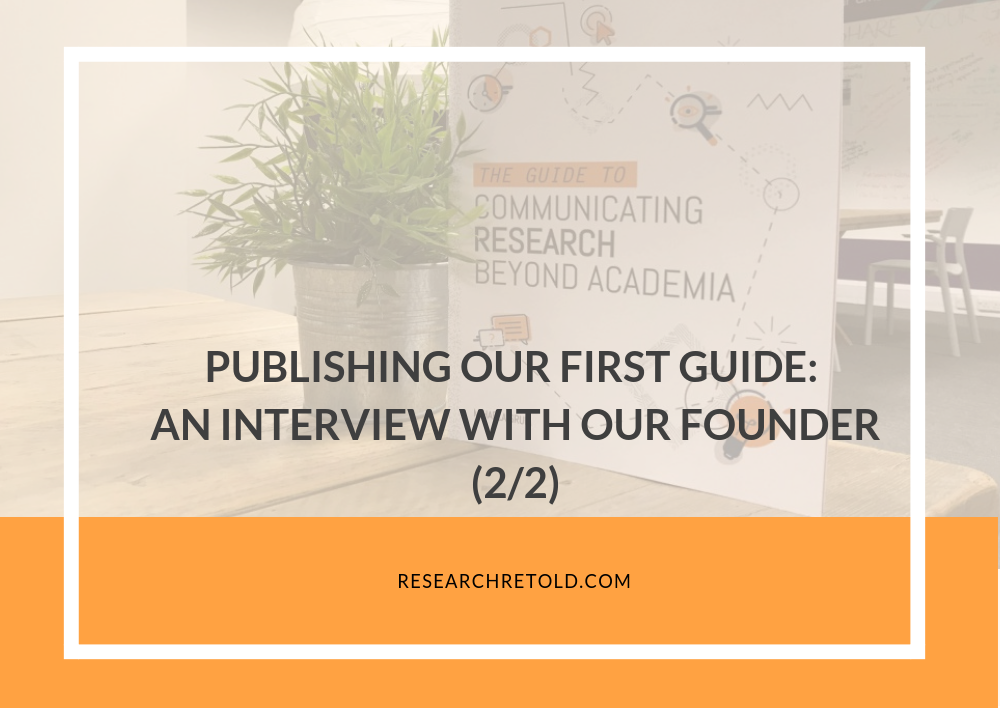 Mihaela Gruia, an interview about the Guide to Communicating Research Beyond Academia