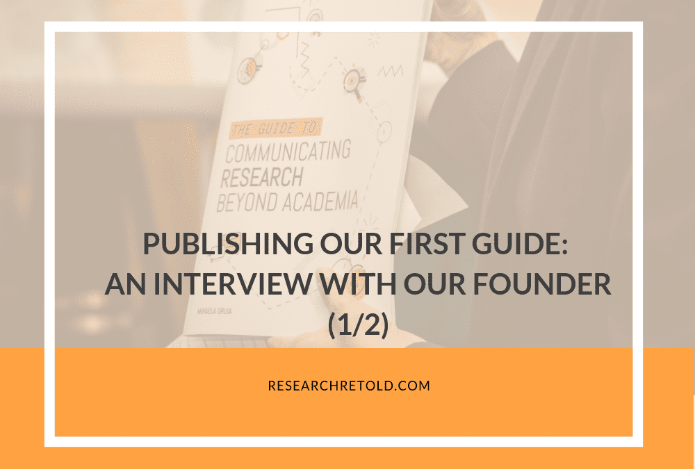 Publishing our first ever guide: an interview with Mihaela Gruia