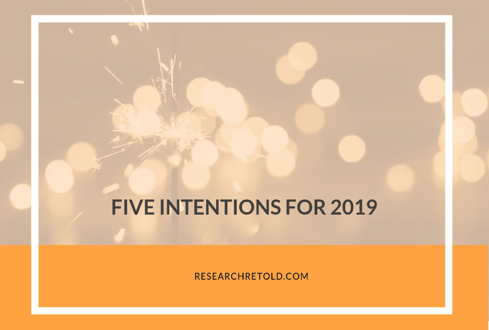 Five intentions for 2019