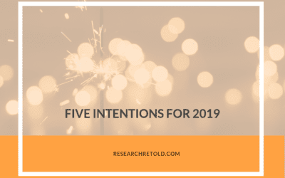 Five intentions for 2019