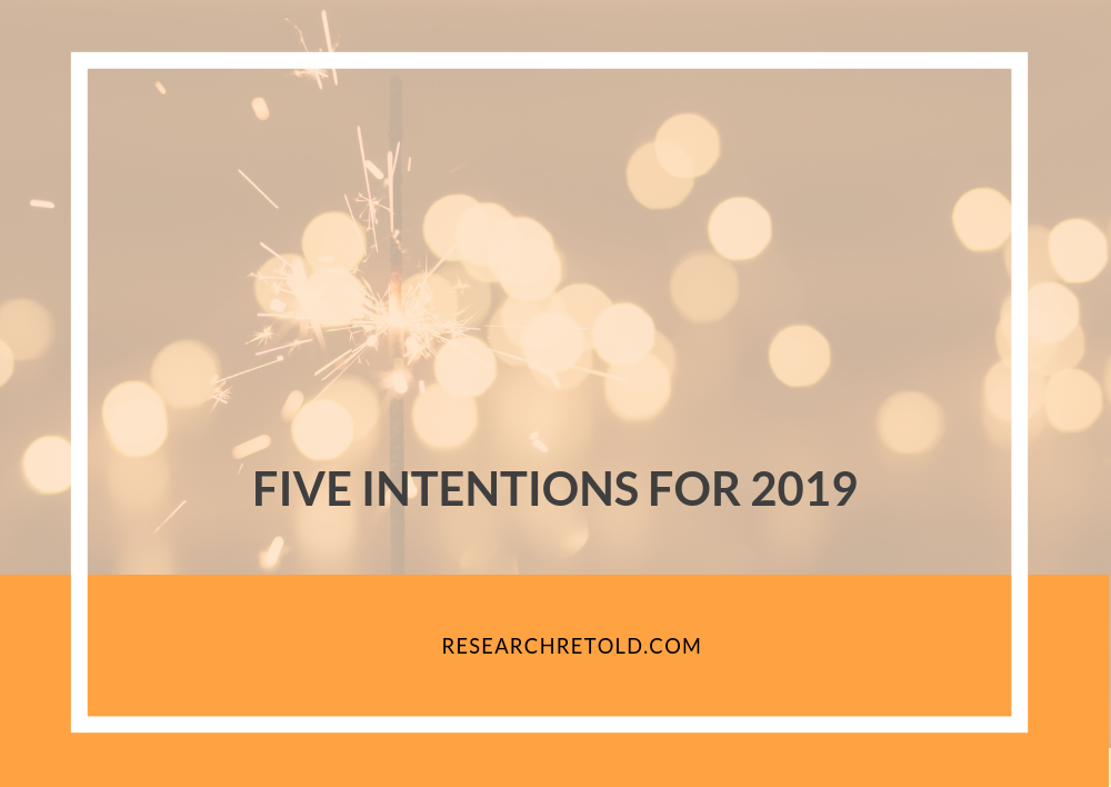 Five Intentions for 2019 Research Retold