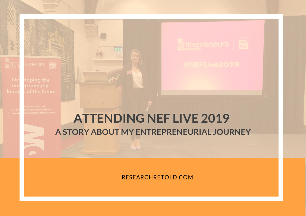 NEF Live 2019 - New Entrepreneurs Foundation - Research Retold