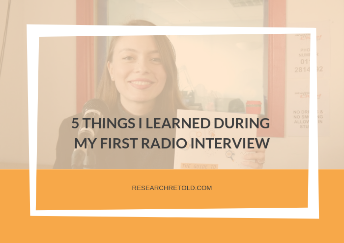 5 things I learned during my first radio interview