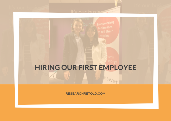 Hiring our first employee - Research Retold