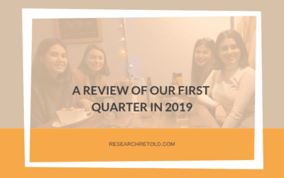 A review of our first quarter in 2019