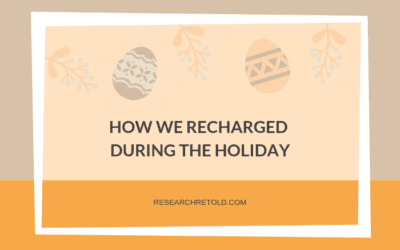 How we recharged during the holiday