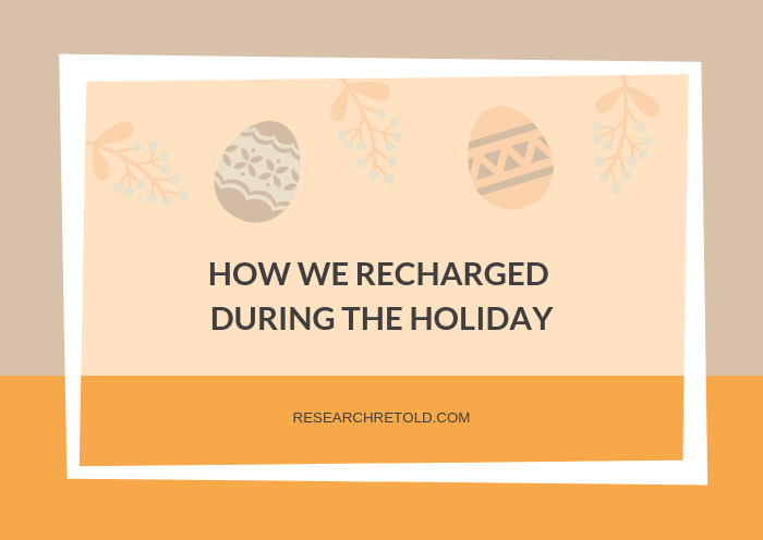 How we recharged during the holiday