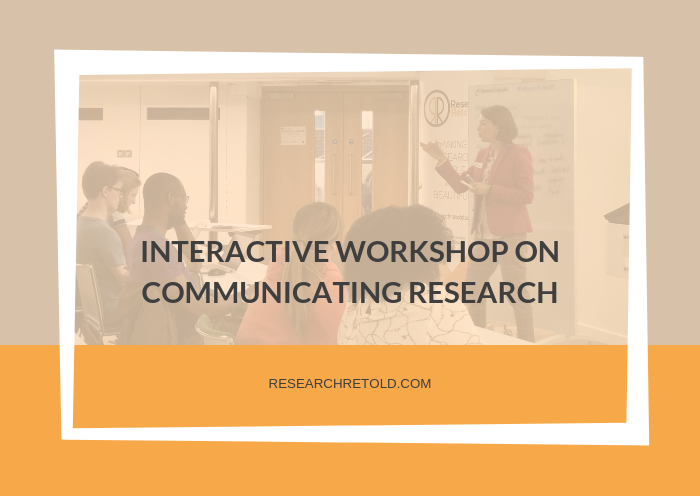 Interactive workshop on communicating research