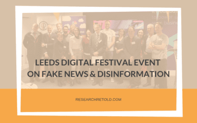 Leeds Digital Festival event on fake news and disinformation