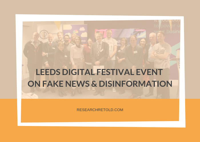 Leeds Digital Festival event on fake news and disinformation