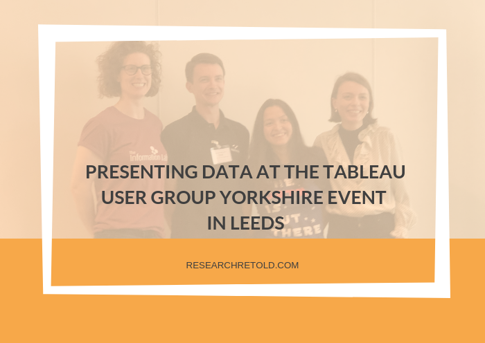 Tableau User Group Yorkshire – Presenting Data Effectively