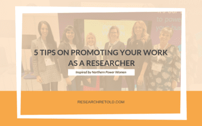 5 tips on promoting your work as a researcher