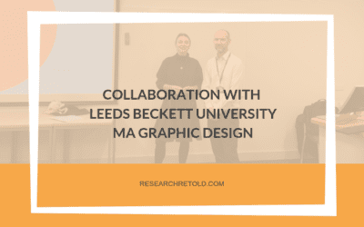 Collaboration with Leeds Beckett University MA Graphic Design