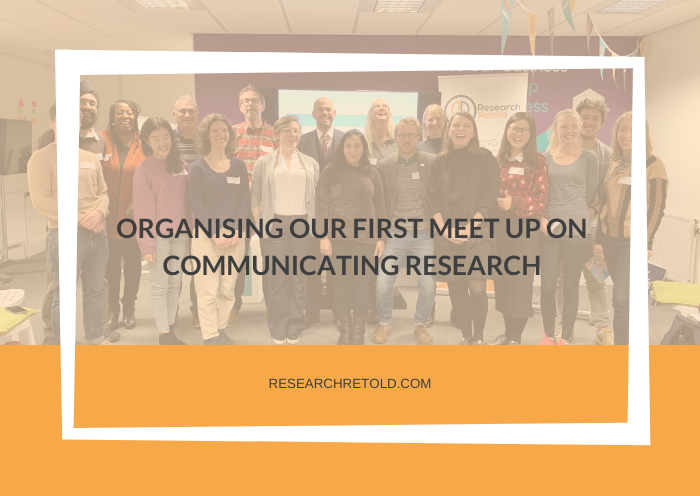 Organising a meetup on communicating research