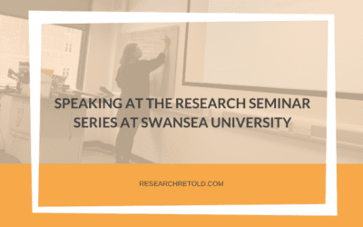 Speaking at the research seminar series at Swansea University