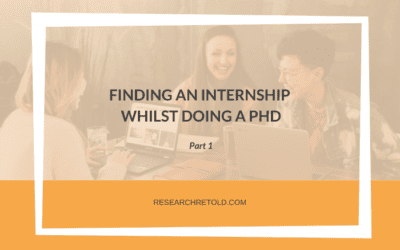 Finding an internship whilst doing a PhD