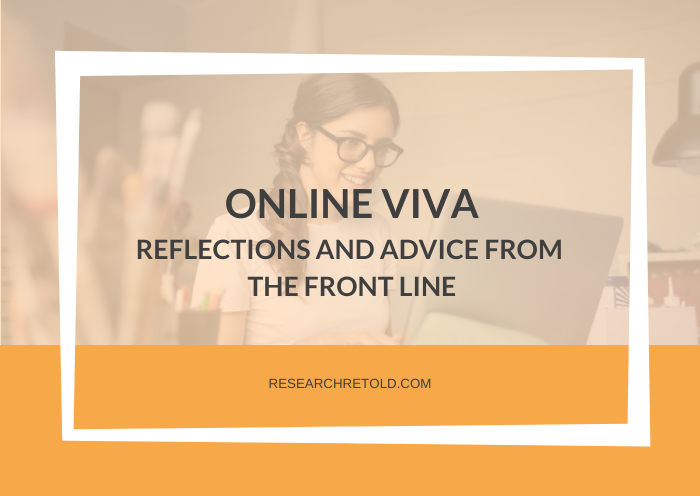 Online viva – Reflections and advice from the front line