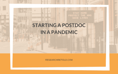 Starting a postdoc in a pandemic