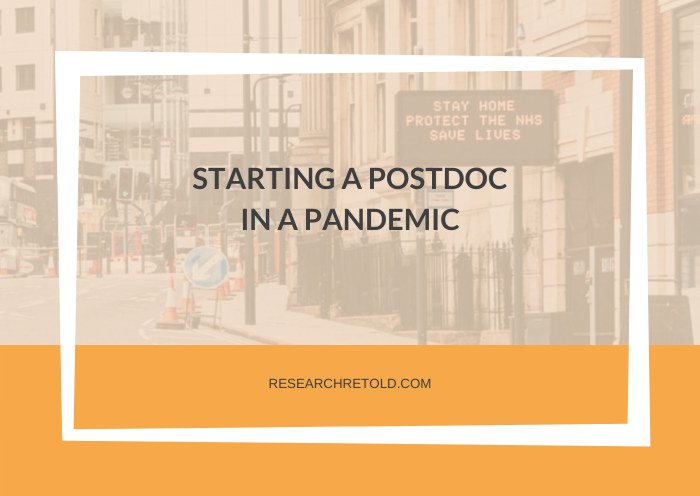 starting a postdoc in a pandemic