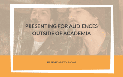 Presenting for audiences outside of academia