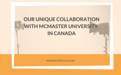 Our unique collaboration with McMaster University in Canada