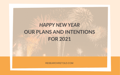 Happy New Year! Our plans and intentions for 2021